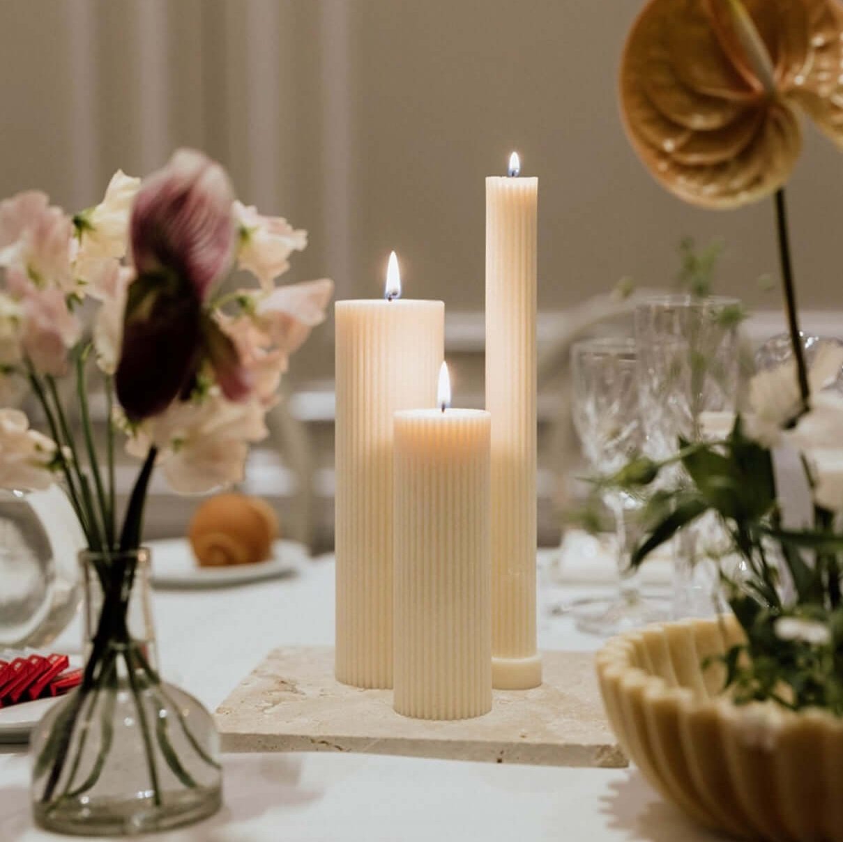 Wedding reception centrepiece ideas