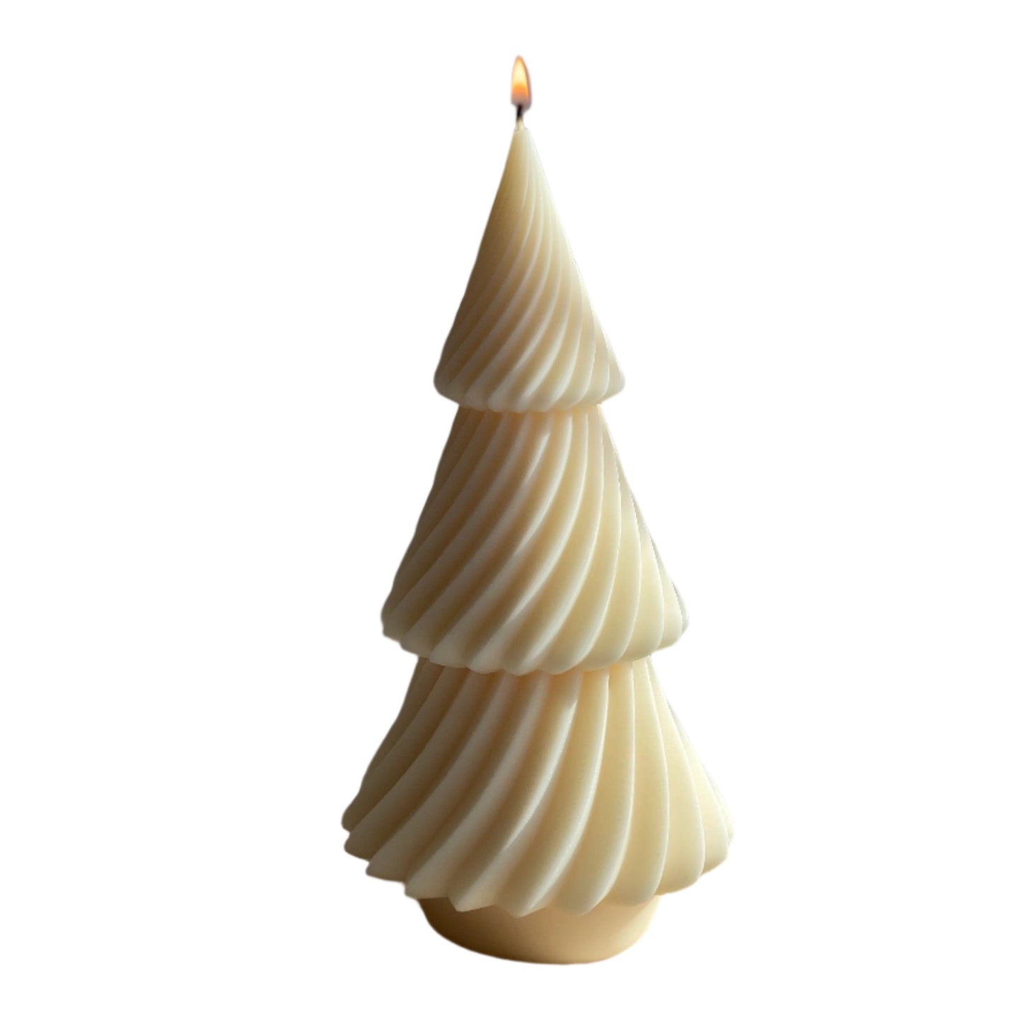 Sweeping Christmas Tree sculptural soy candle Decoration