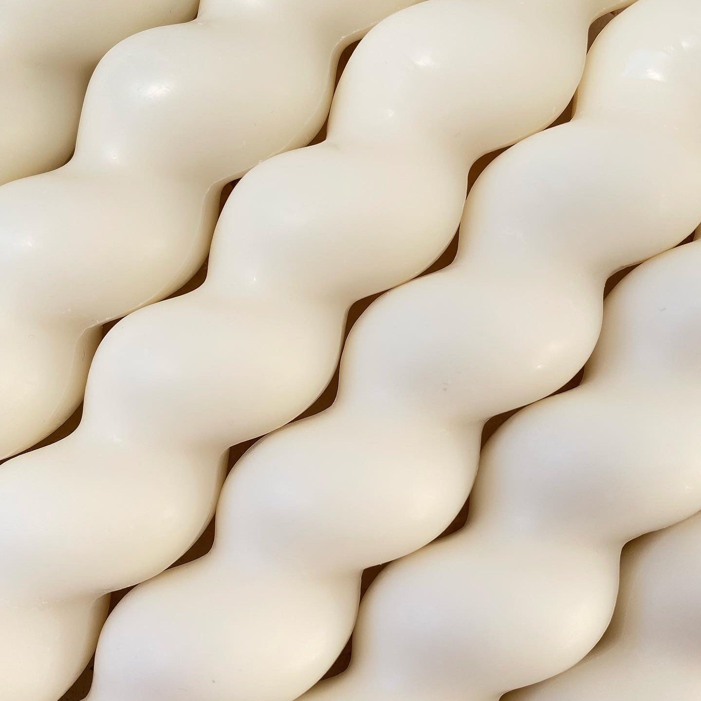 Spiral taper candle Australia. Natural soy wax