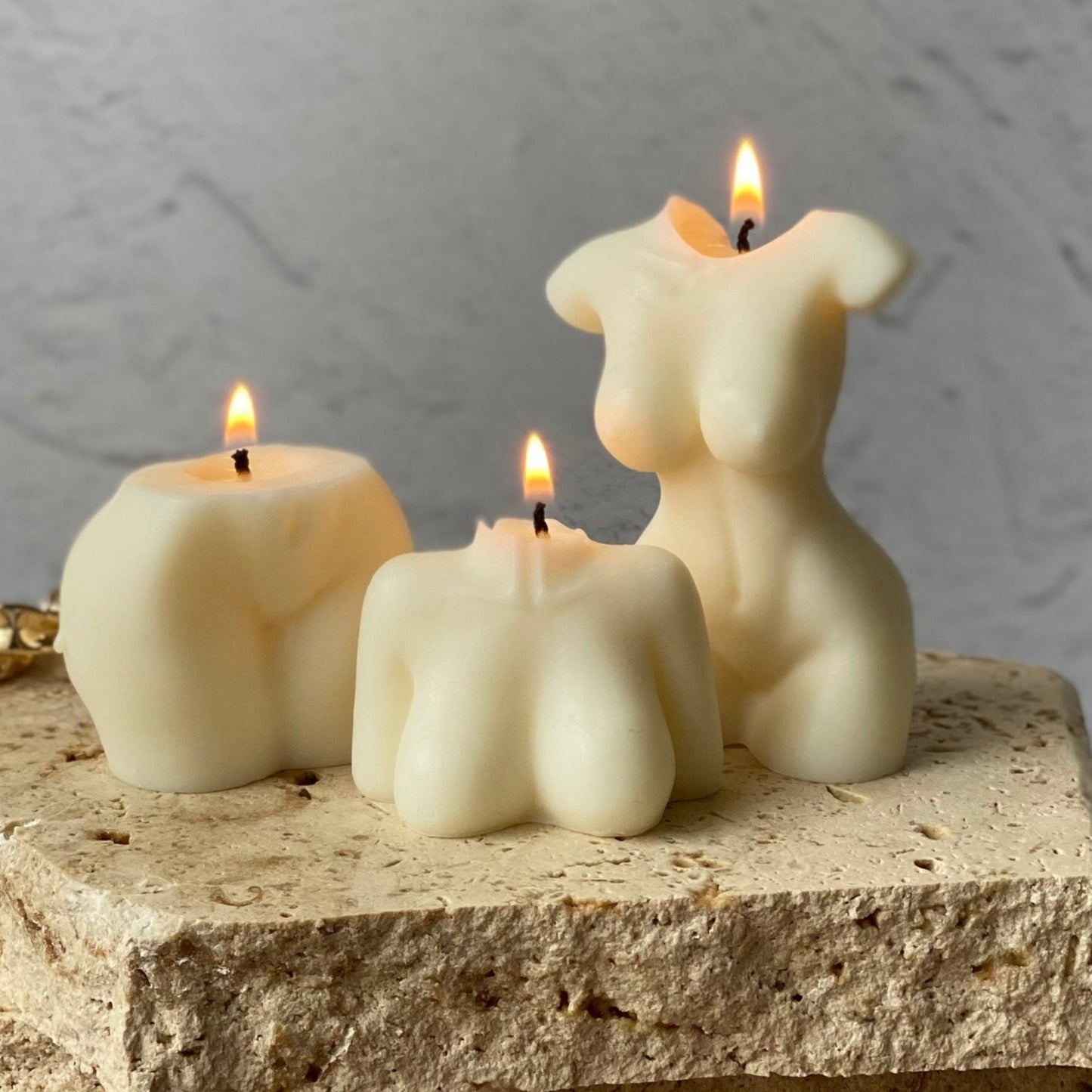 body shaped sculptural soy candles australia