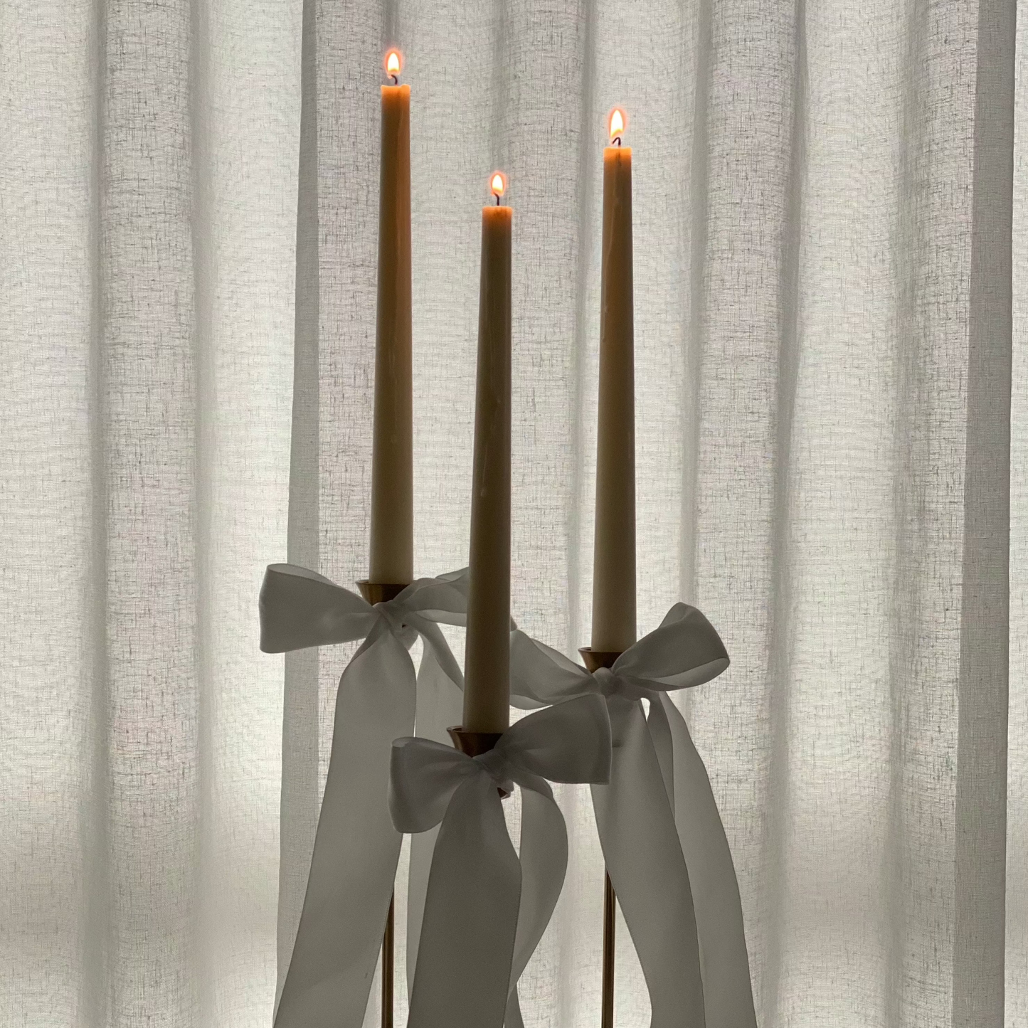 Minimalist 25cm and 35cm taper candle set