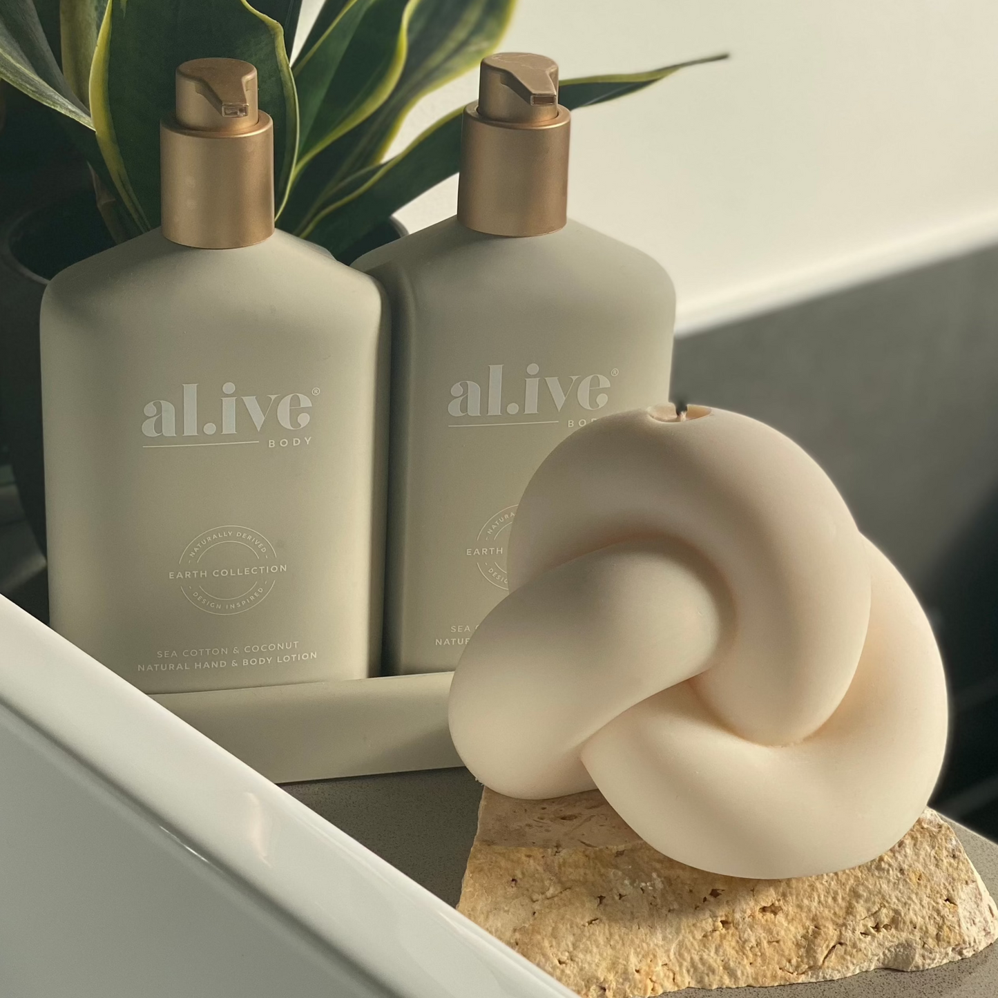 bathroom candle ideas with al.ive products