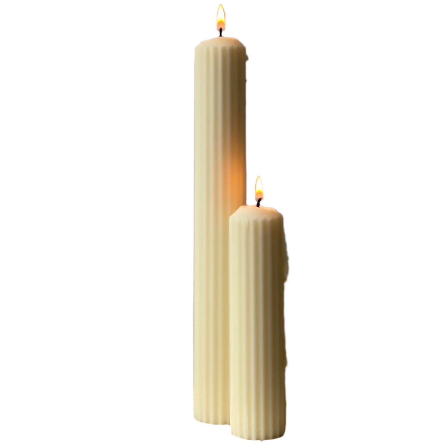 Case ribbed pillar Candle Gift Set Australia