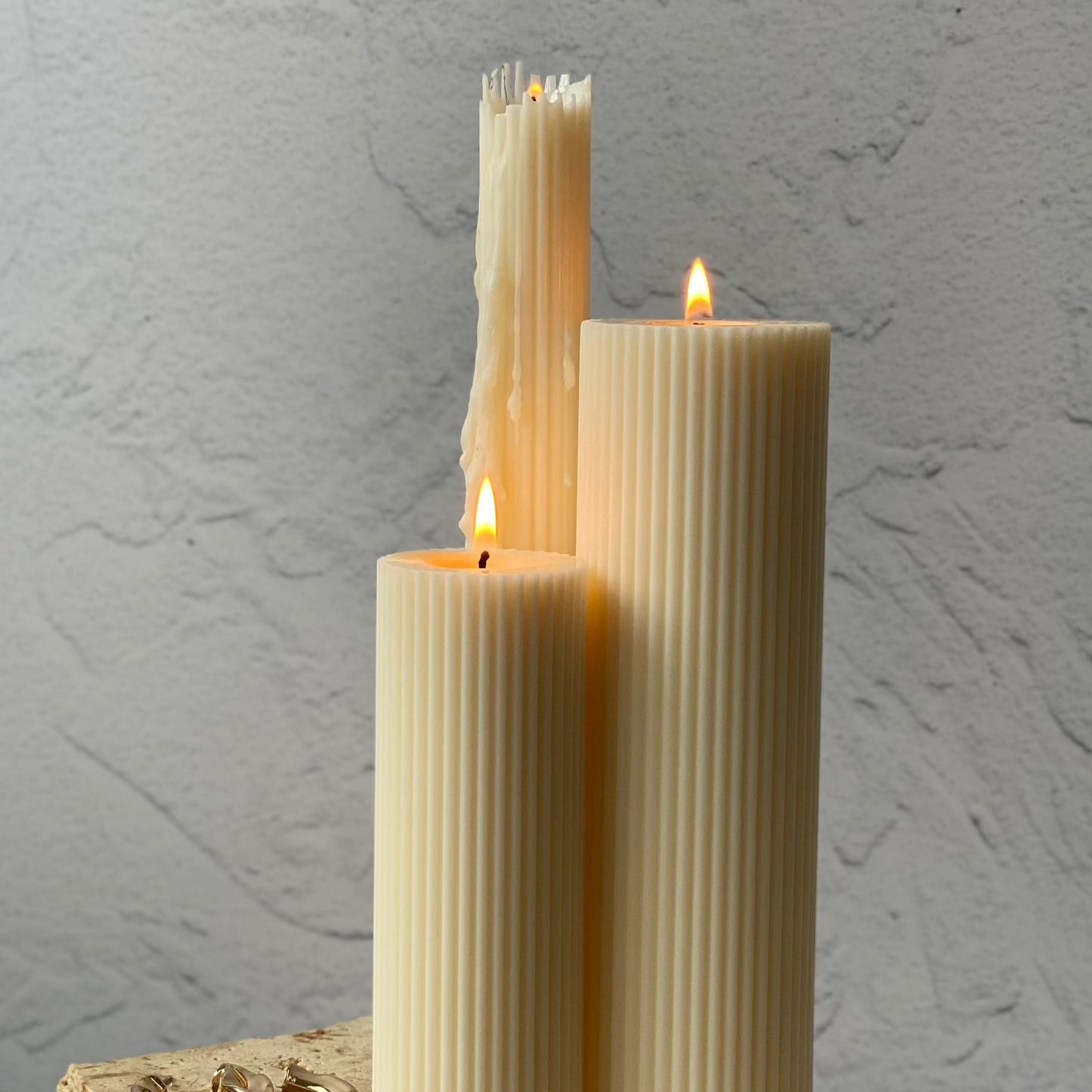 Skye 3 piece pillar candle gift set Australia