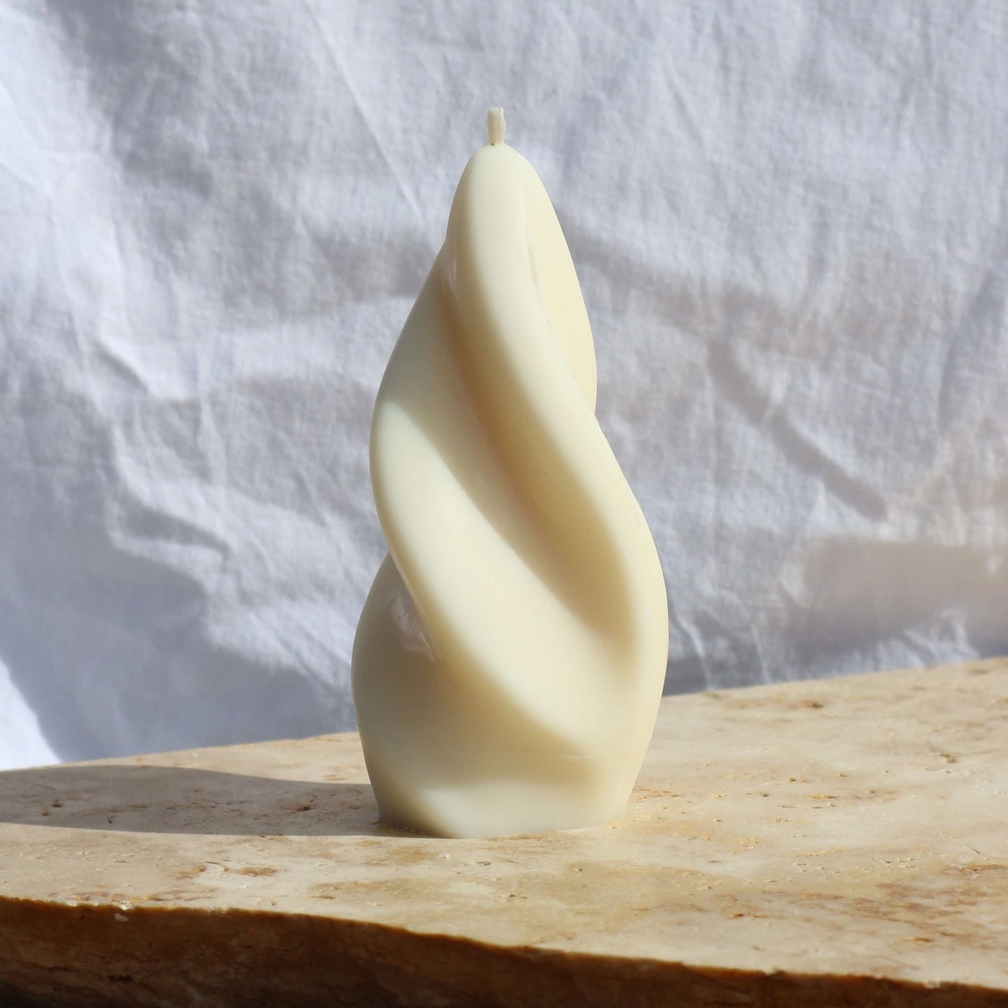 Twirl Shaped candle