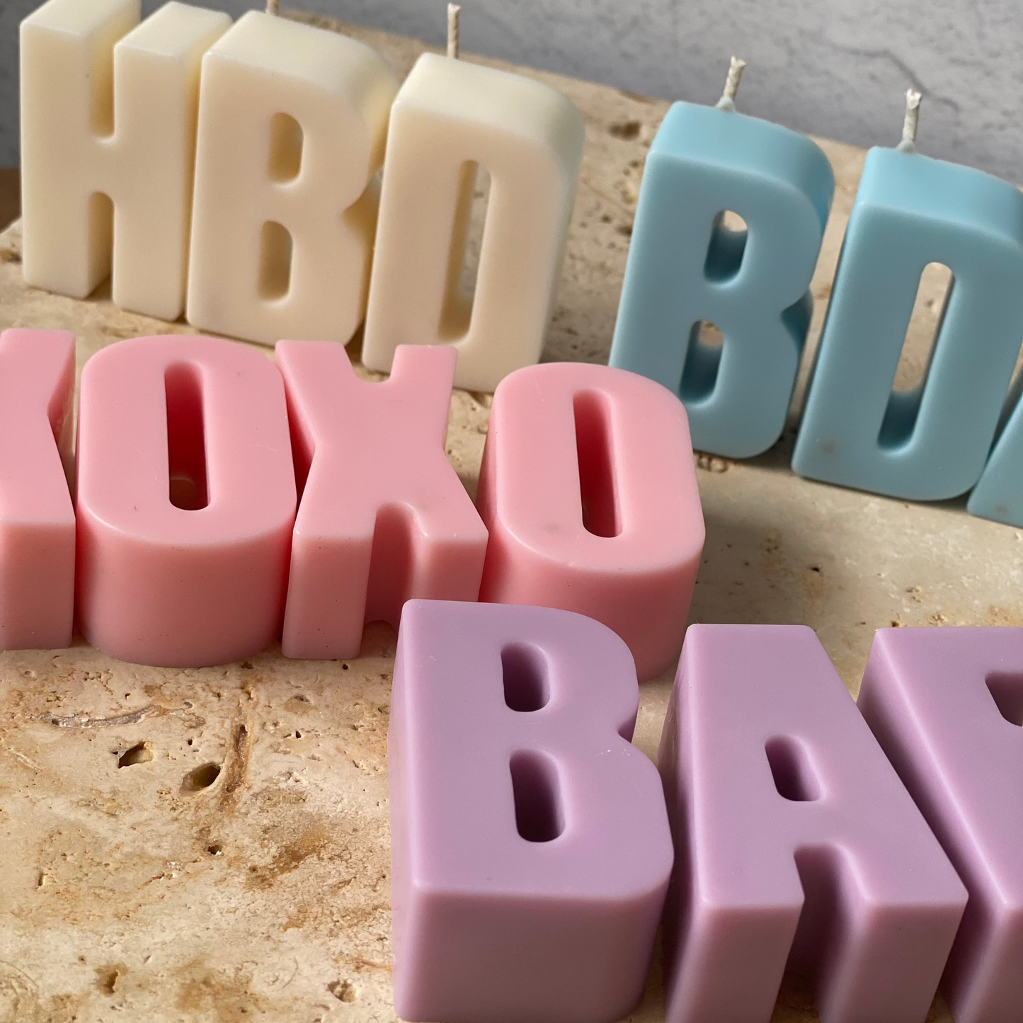 colourful Alphabet Birthday Candles Australia | happy birthday candles on cake | letter candles | birthday letters | letters for birthday