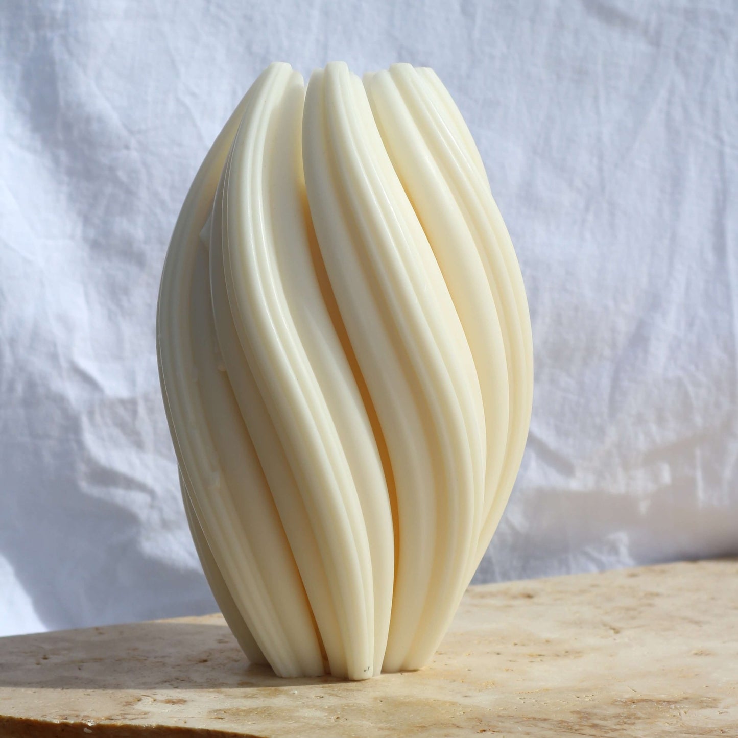 Whirl big candle Australia | decorative sculptural candle