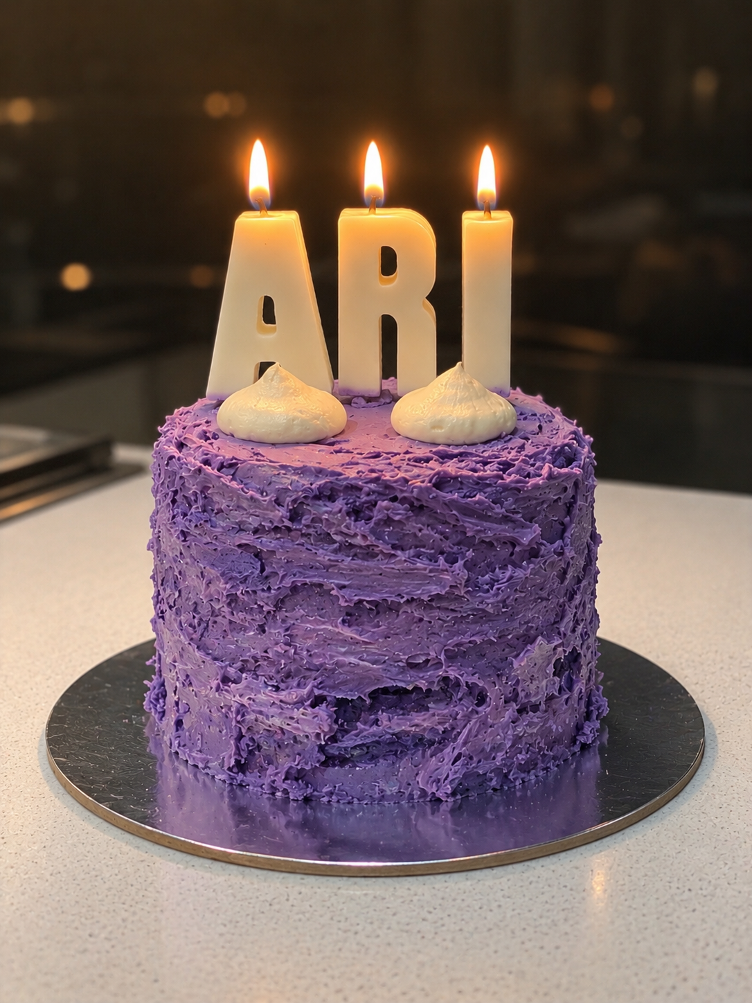Personalised birthday cake candles for celebrations