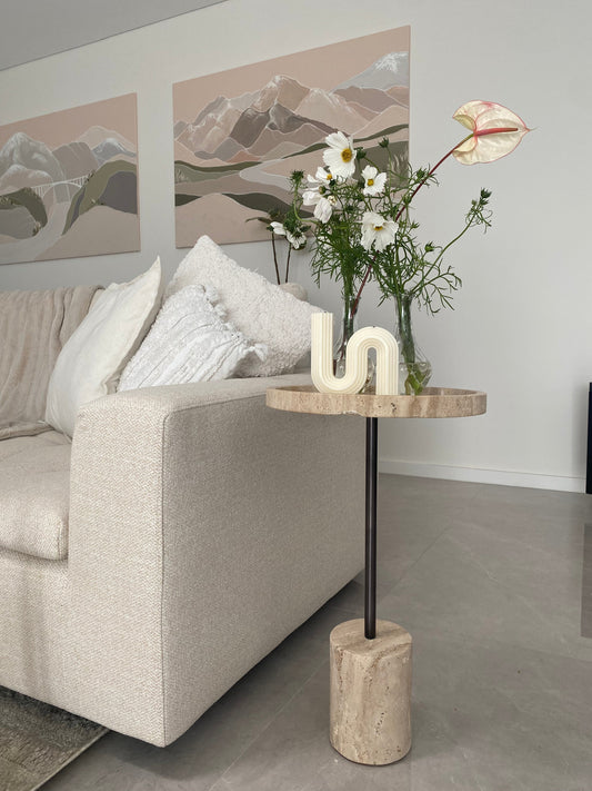 How to style Sculptural Candles in a Modern Home