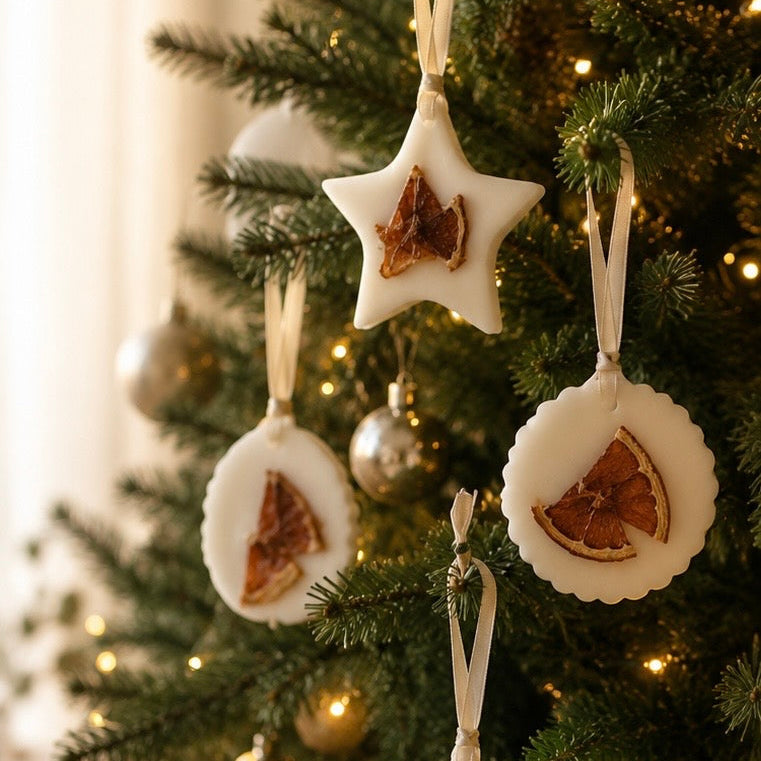 Christmas scented wax melt ornaments hand-poured in Australia | Christmas gift ideas 