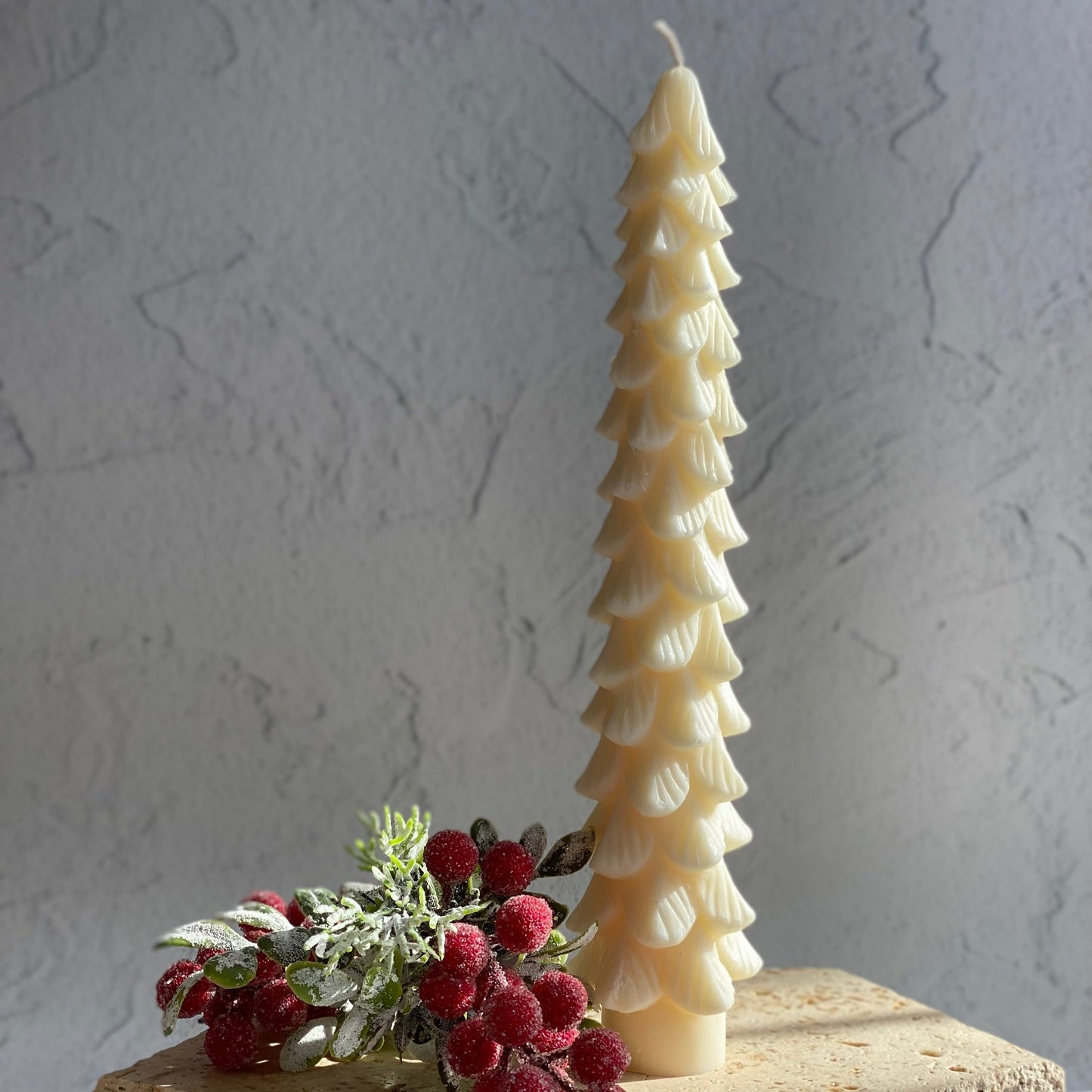 free standing christmas tree candle