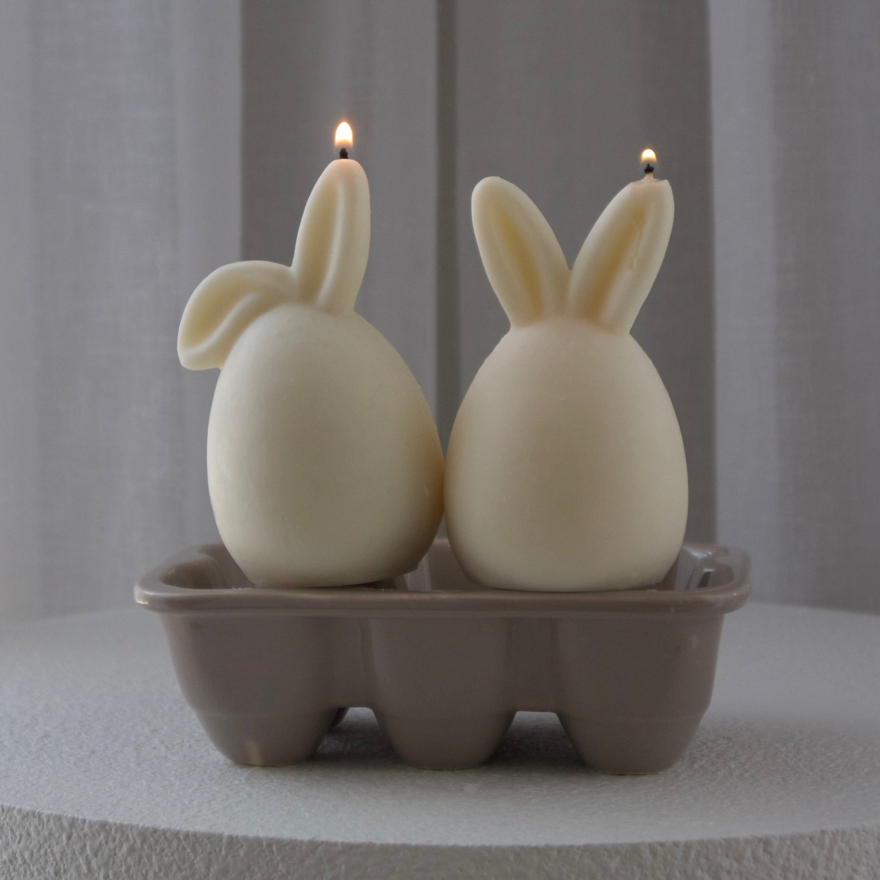 Easter Egg Bunny Candles Australia made with natural soy wax