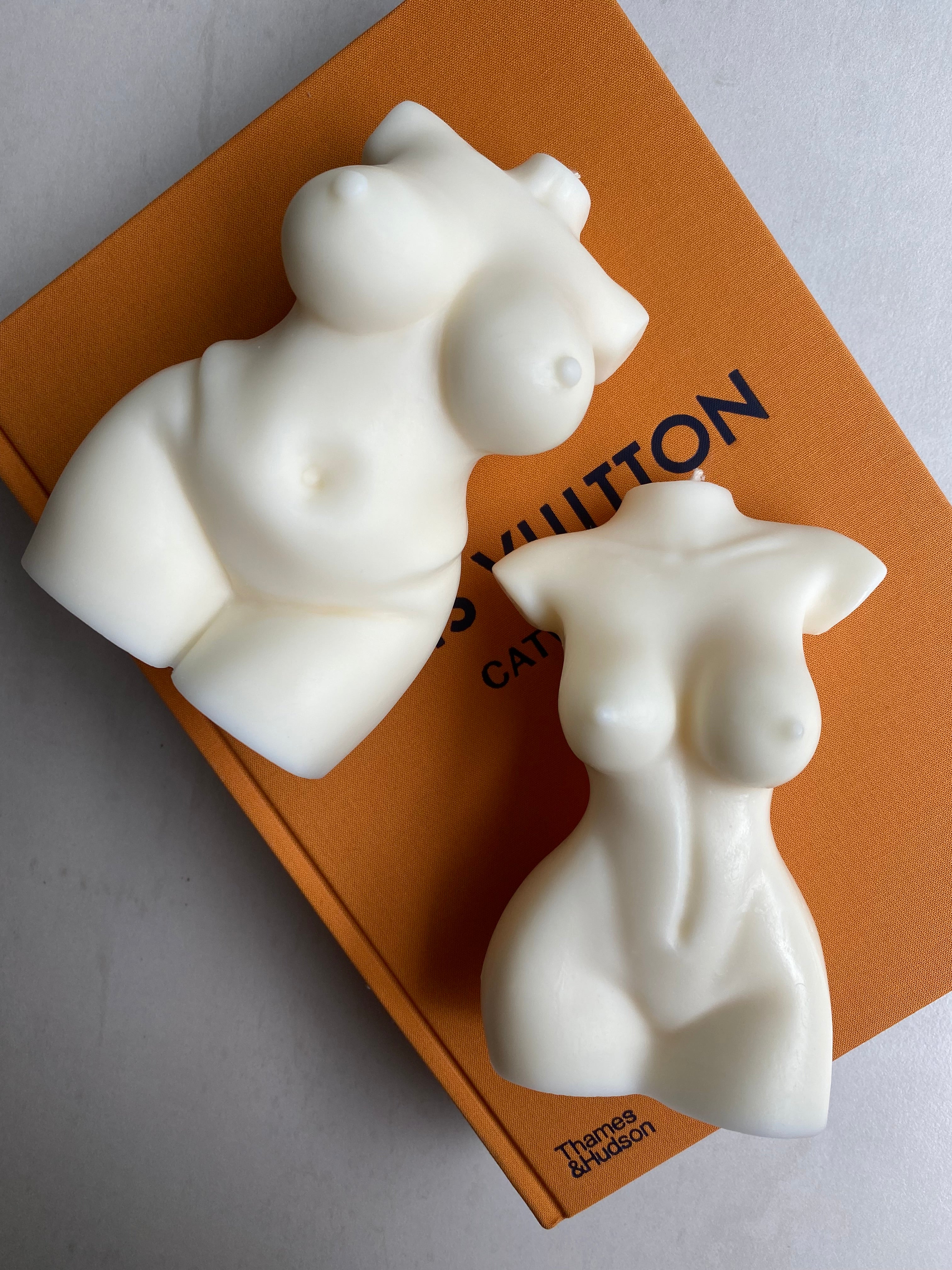 Female body candles | Torso Female body candles made with natural wax