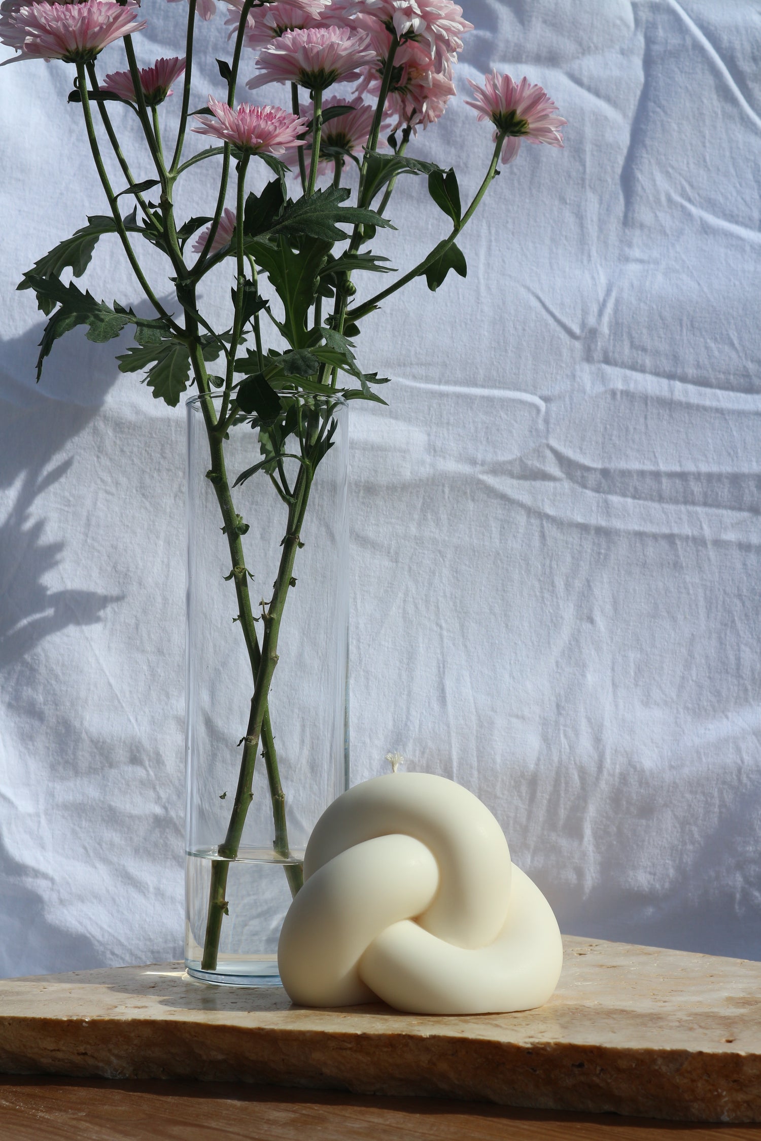 Decorative knot candle Australia | Sculptural knot candle