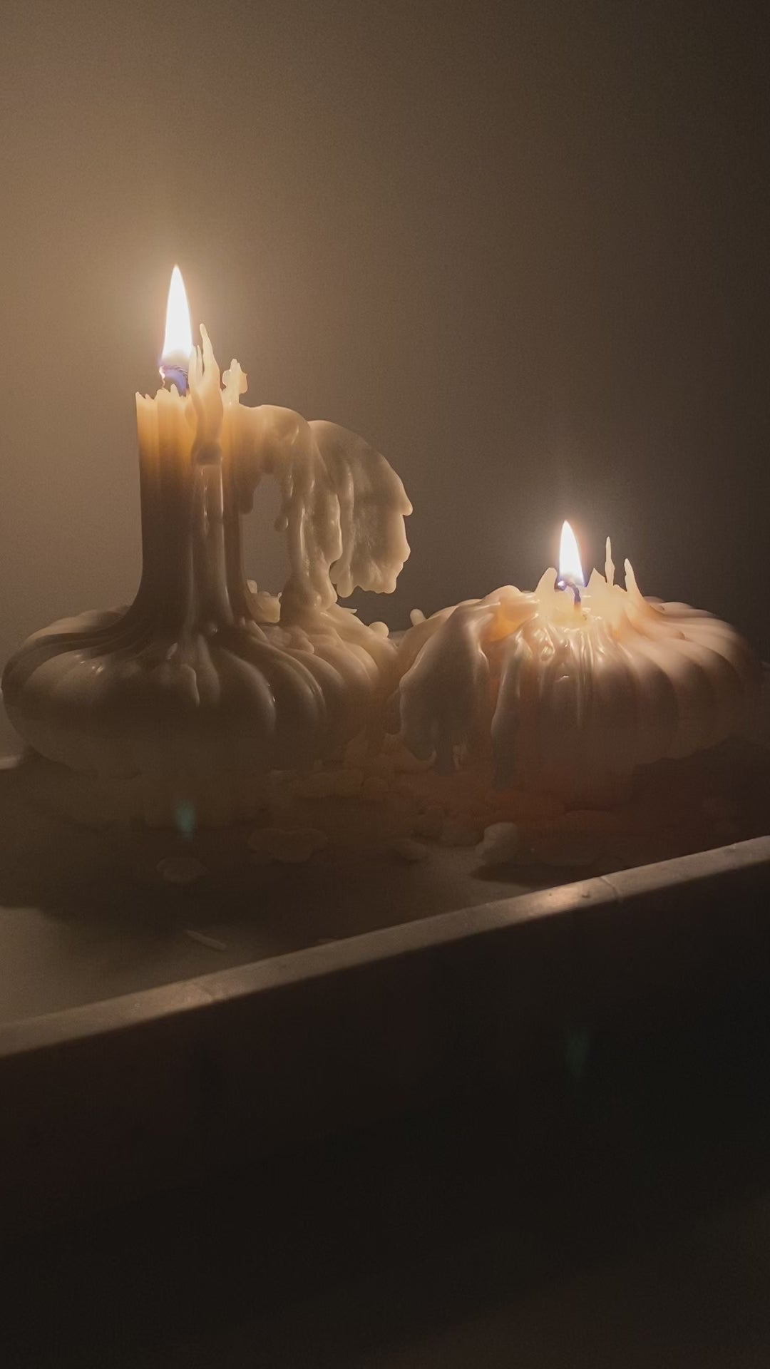 Load video: Decorative sculptural pillar candles Australia