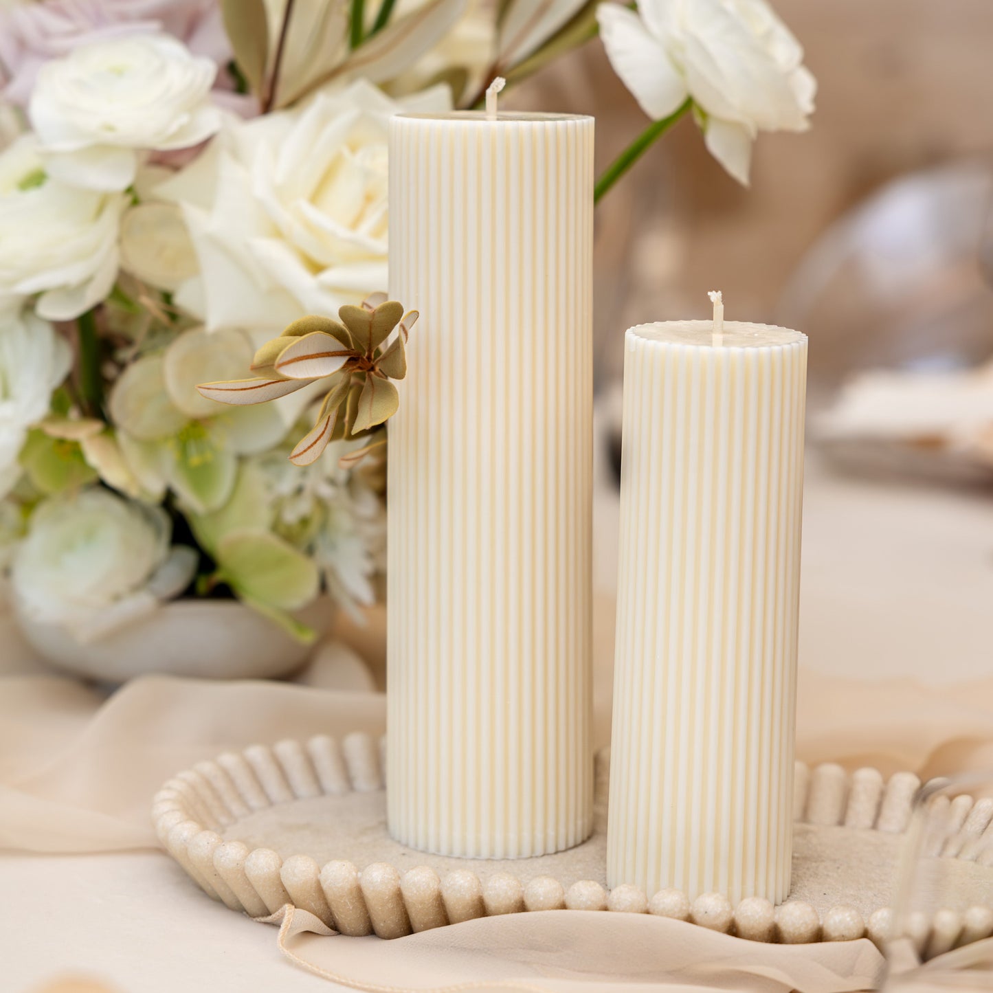 candle gift package | centerpiece ideas | buy candles in bulk | wedding table decorations