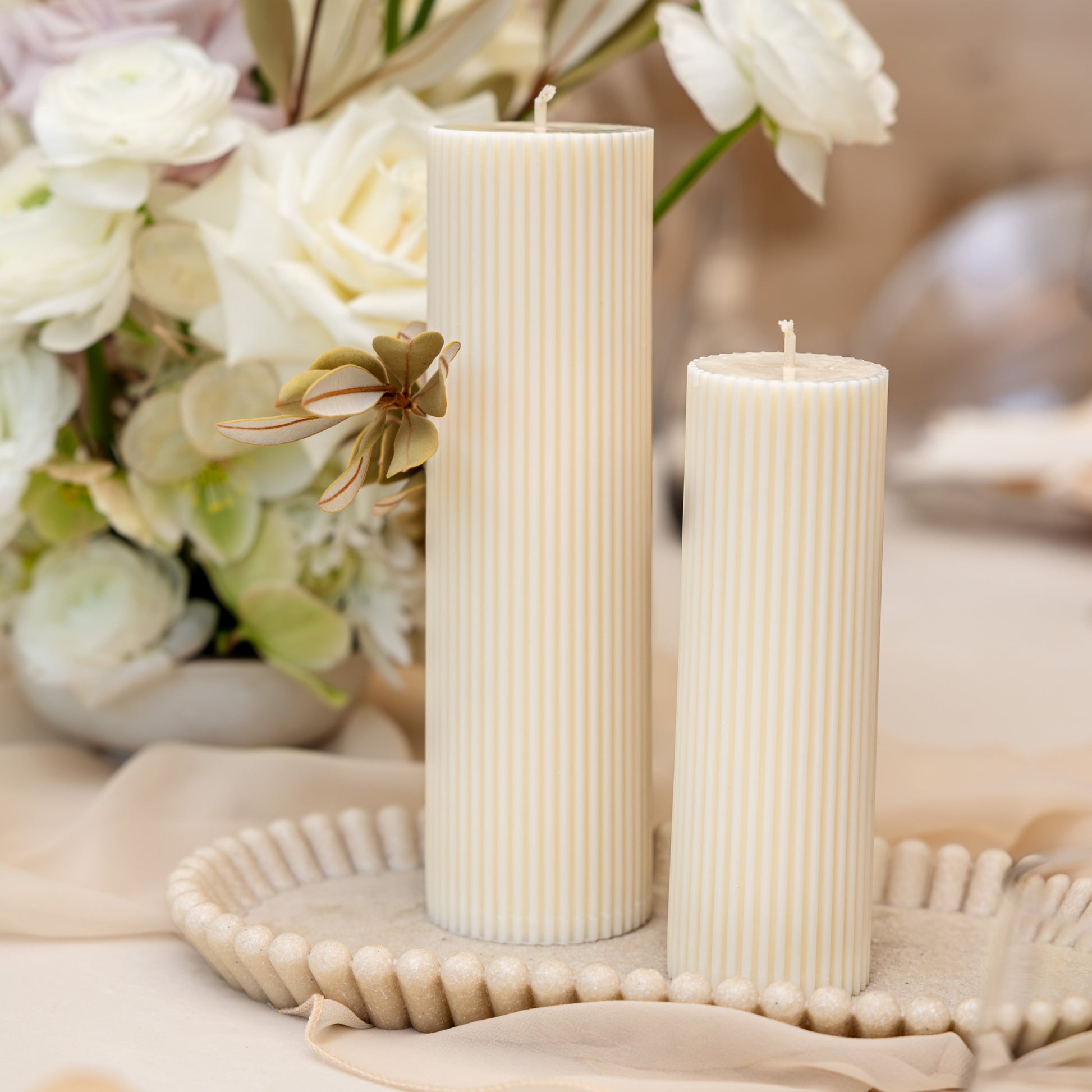 candle gift package | centerpiece ideas | buy candles in bulk | wedding table decorations