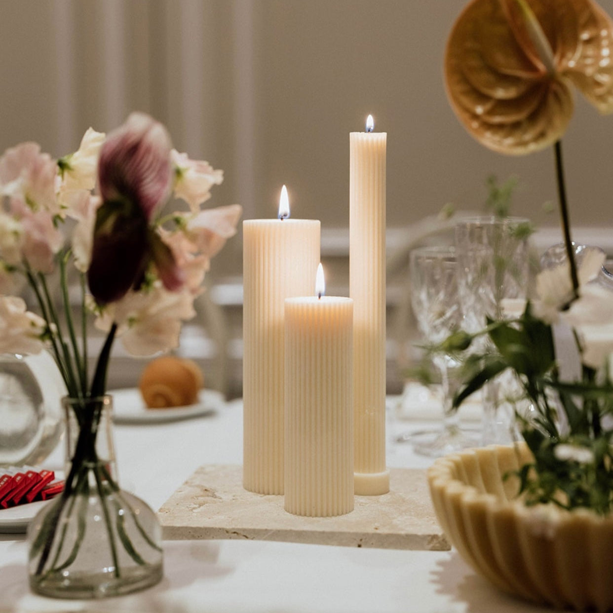 candles | pillar candles | wedding table ornaments | large candles | candles australia 