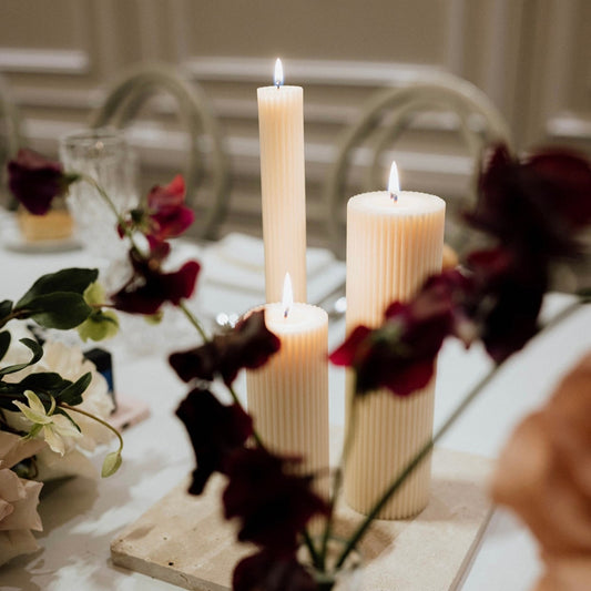 wedding table idea | candles and flowers idea | candle bulk | buying candles in bulk 