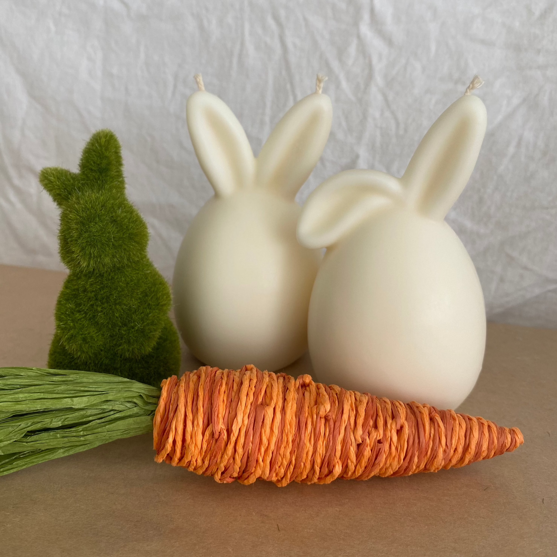 Easter bunny shaped candles Australia