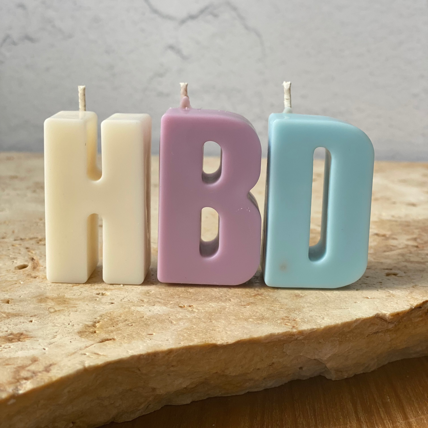 Custom Letter Candles cake toppers | birthday letters | happy birthday candles on cake | letter candles | coloured candles | personalised cake toppers