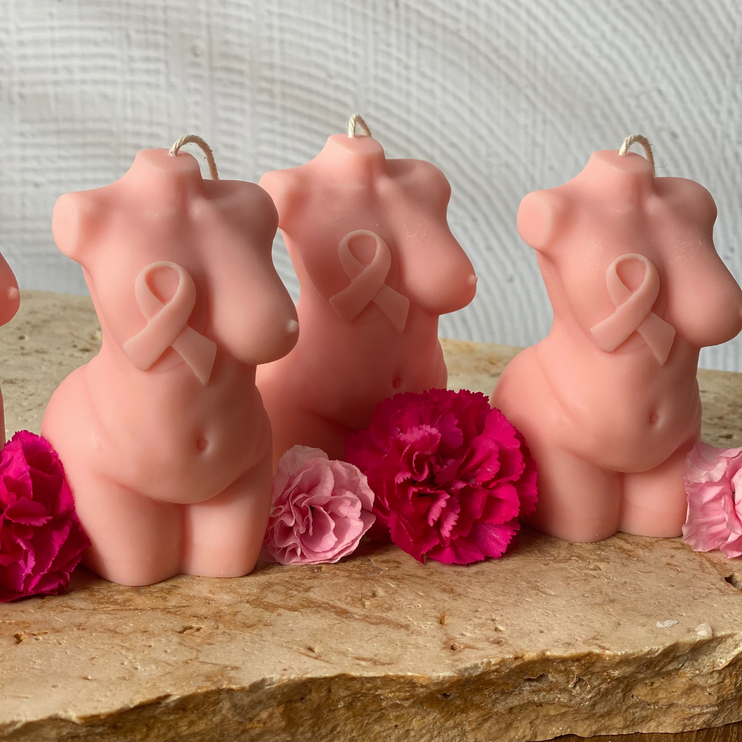Pink Breast Cancer Awareness Candle for gifting 