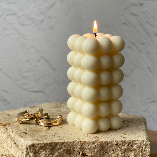 Bubble 11 sculptural soy wax Candle Australia