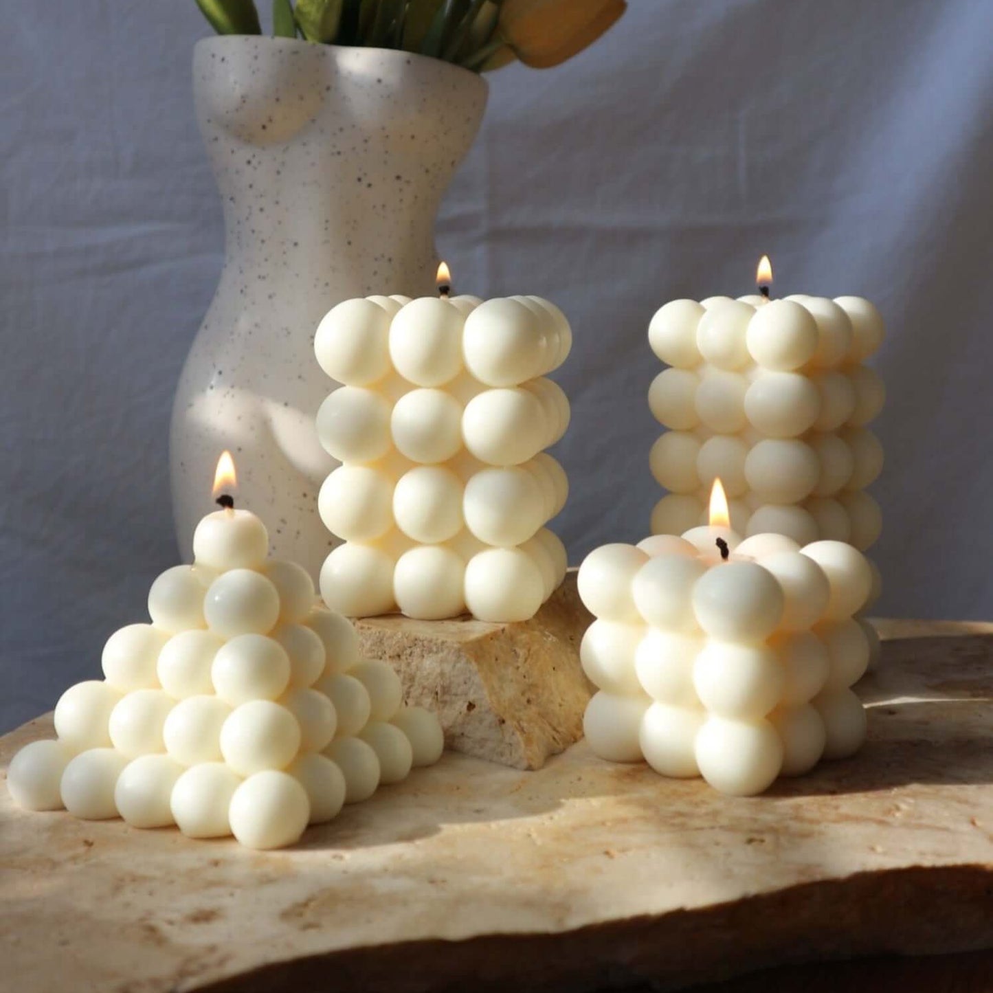 Bubble Candle decorations Collection Sculptural Candles Australia 