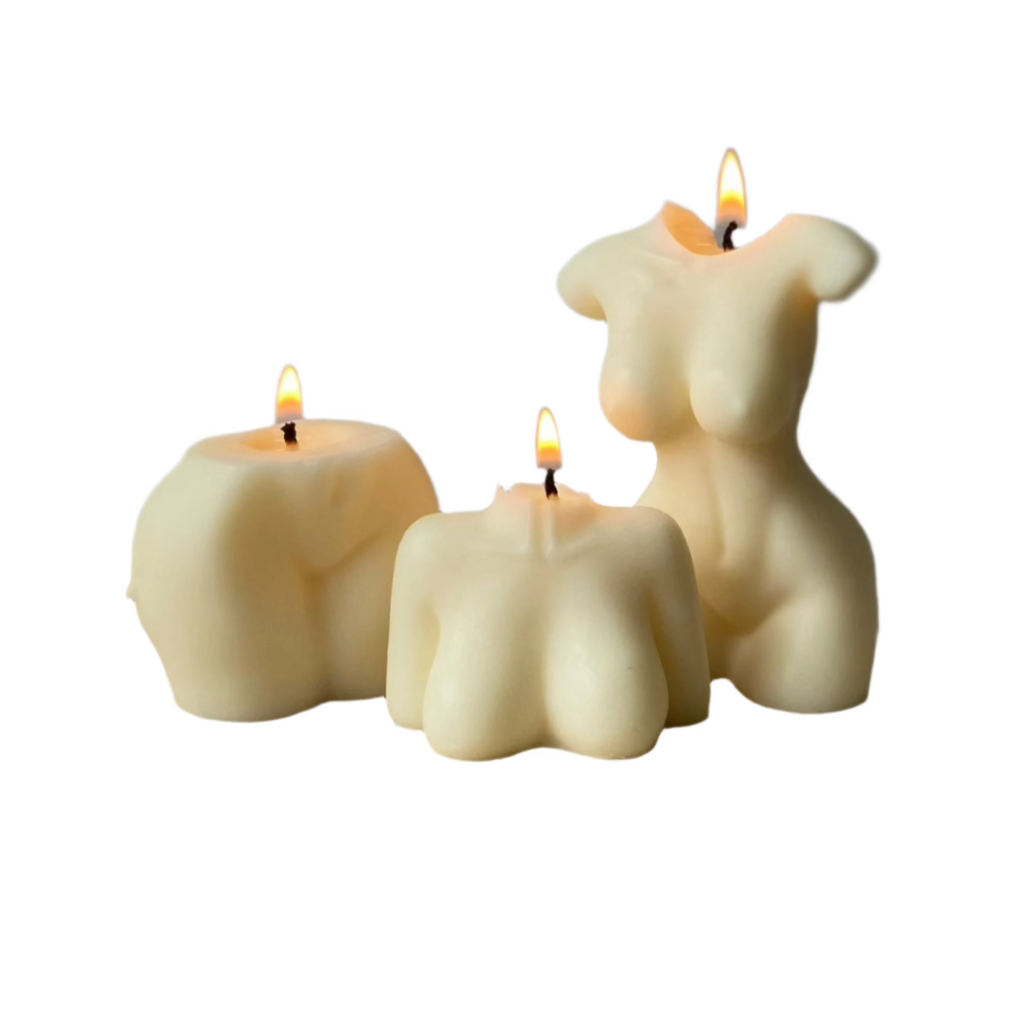 Body Sculptural Soy wax Candle gift set